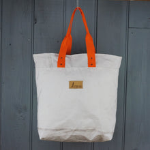 Afbeelding in Gallery-weergave laden, De shopper tas met oranje banden
